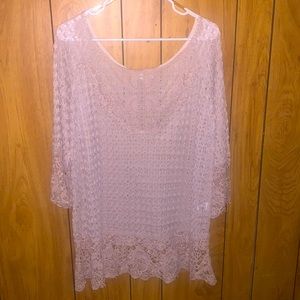 macrame beige shirt